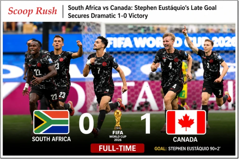 South Africa vs Canada: Stephen Eustáquio’s Late Goal Secures Dramatic 1-0 Victory