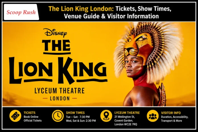 The Lion King London: Complete Guide to Tickets, Show Times, Venue & Visitor Information