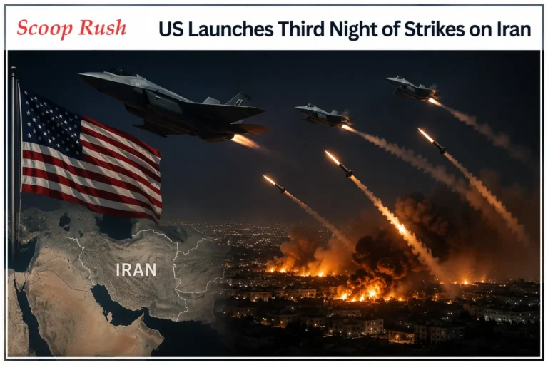 US Launches Third Night of Strikes on Iran as Trump Reimposes Hormuz Blockade