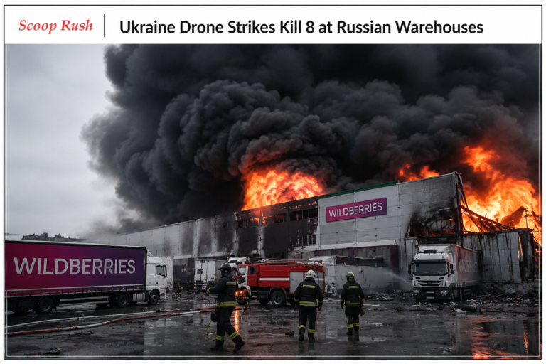 Ukraine Drone Strikes Kill 8 in Deadliest Attack Inside Russia