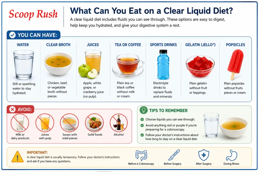 What Can You Eat on a Clear Liquid Diet? |scooprush