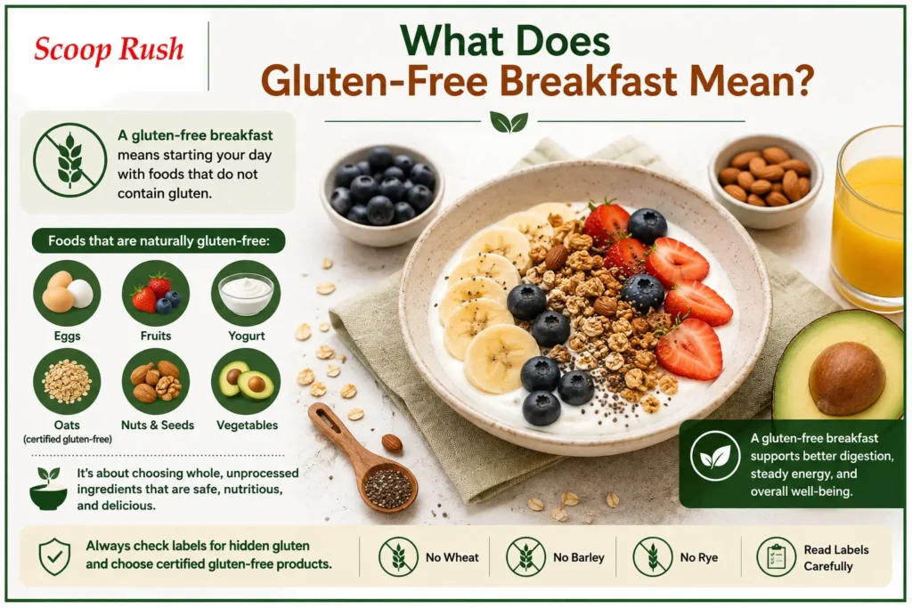 What Does Gluten-Free Breakfast Mean?|Scoop Rush