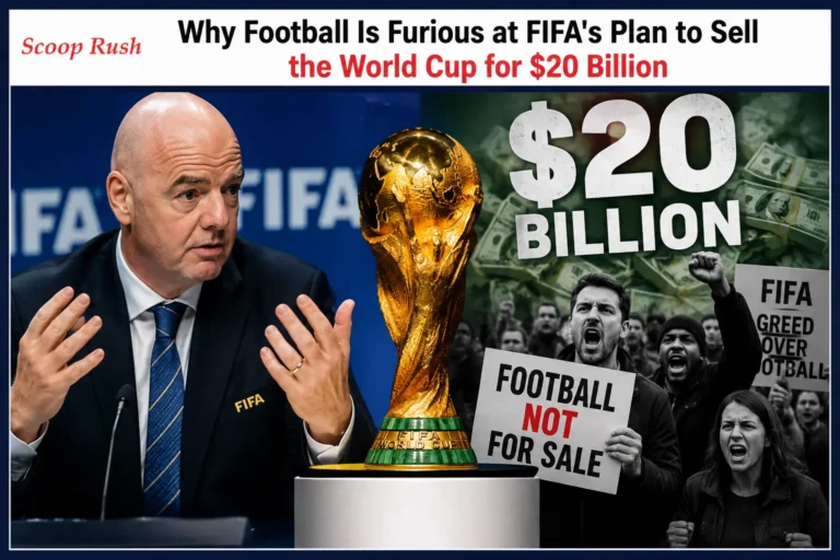 Why Football Is Furious at FIFA’s Plan to Sell the World Cup for $20 Billion