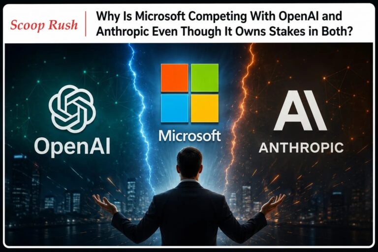 Why Is Microsoft Competing With OpenAI and Anthropic Even Though It Owns Stakes in Both?