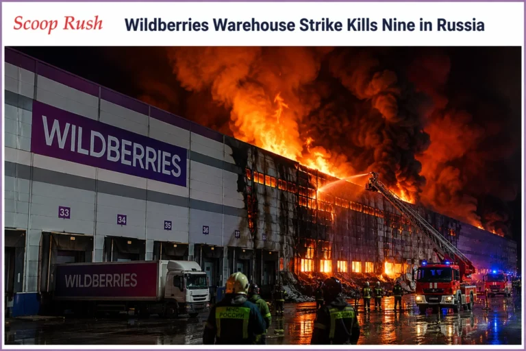 Wildberries Warehouse Strike Kills Nine After Ukrainian Drone Attack