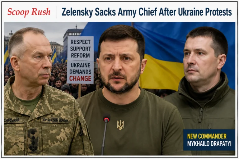 Zelensky Sacks Army Chief After Ukraine Protests