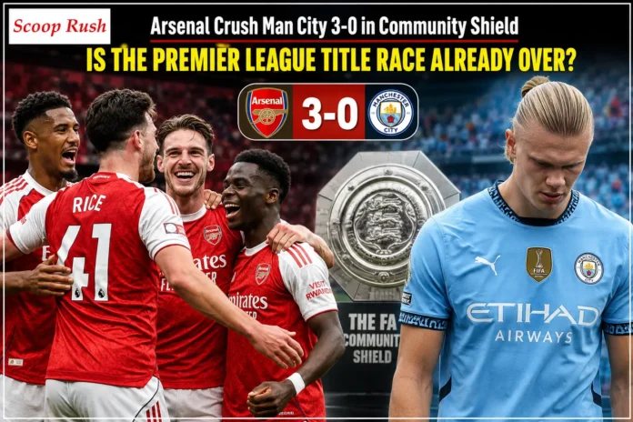 Arsenal Crush Man City 3-0 in Community Shield Is the Premier League Title Race Already Over?