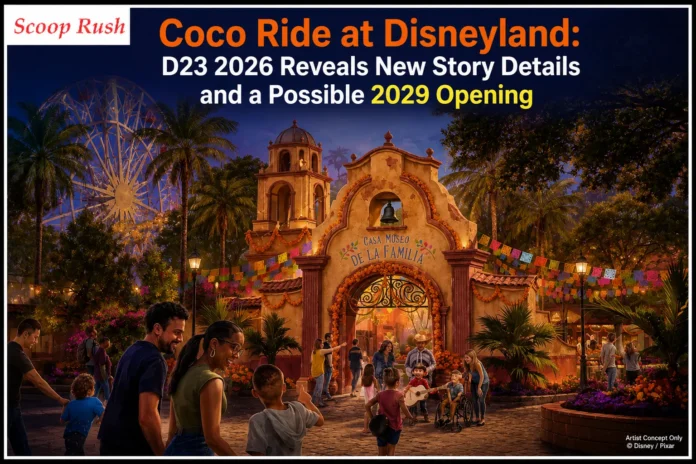 Coco Ride at Disneyland: D23 2026 Reveals New Story Details and a Possible 2029 Opening