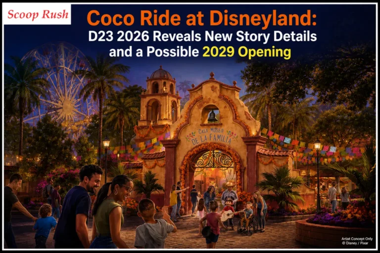 Coco Ride at Disneyland: D23 2026 Reveals New Story Details and a Possible 2029 Opening