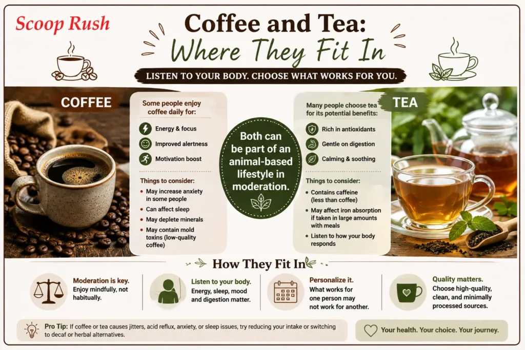 Coffee and Tea: Where They Fit In|Scoop Rush