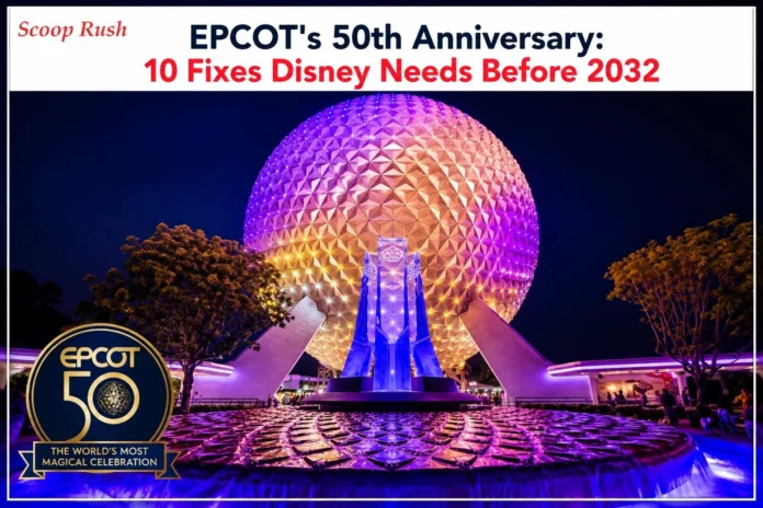 EPCOT's 50th Anniversary: 10 Fixes Disney Needs Before 2032
