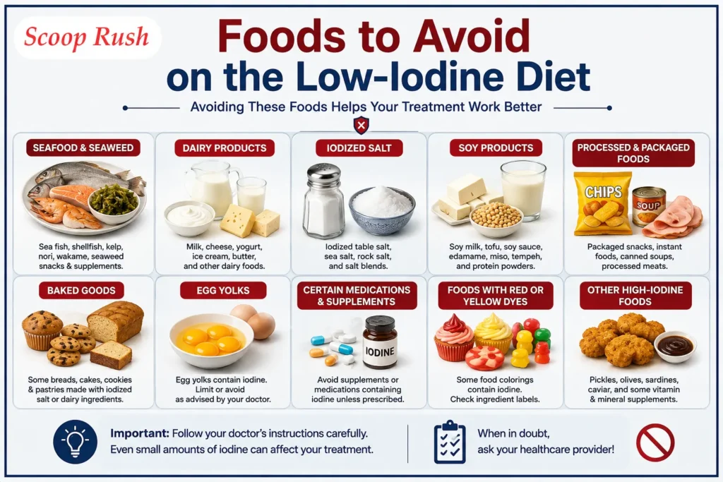 Foods to Avoid on the Low-Iodine Diet|Scoop Rush