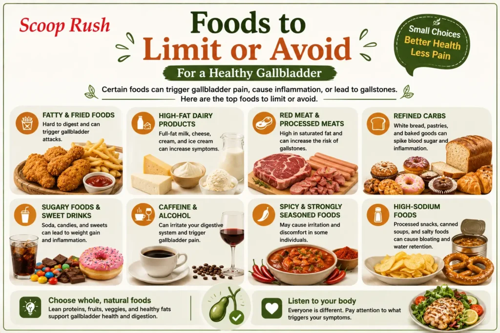 Foods to Limit or Avoid|Scoop Rush