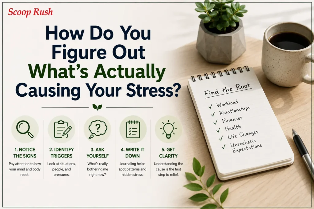 How Do You Figure Out What's Actually Causing Your Stress?|Scoop Rush