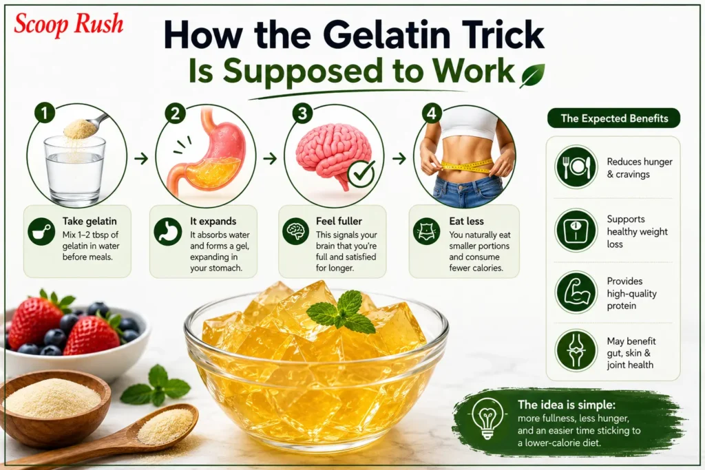 How the Gelatin Trick Is Supposed to Work|Scoop Rush
