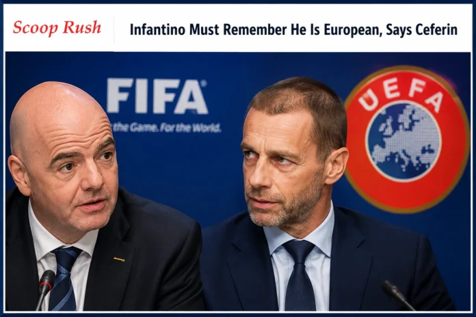 Infantino Must Remember He Is European, Says Ceferin