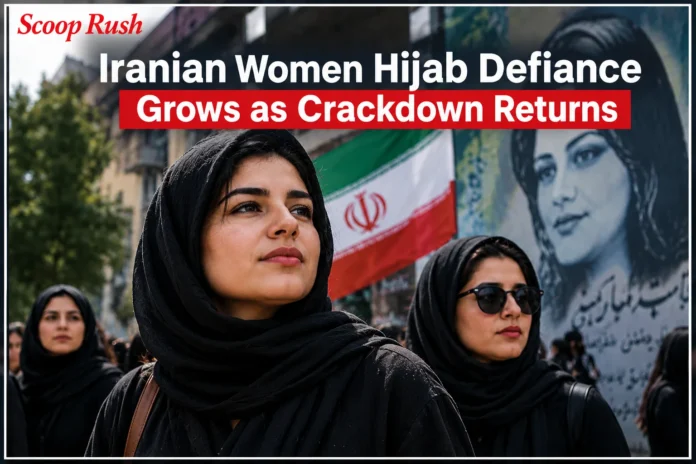 Iranian-Women-Hijab-Defiance-Grows-as-Crackdown-Returns