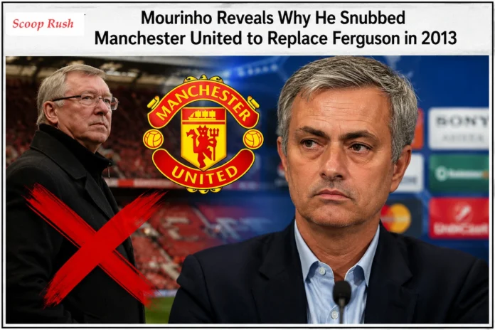 Mourinho Reveals Why He Snubbed Manchester United to Replace Ferguson in 2013