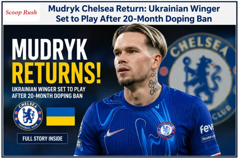 Mudryk Chelsea Return: Ukrainian Winger Set to Play After 20-Month Doping Ban