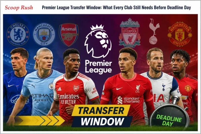 Premier League Transfer Window: What Every Club Still Needs Before Deadline Day