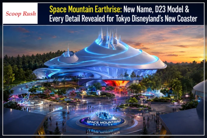 Space Mountain Earthrise: New Name, D23 Model & Every Detail Revealed for Tokyo Disneyland's New Coaster