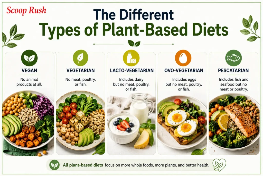 The Different Types of Plant-Based Diets|Scoop Rush