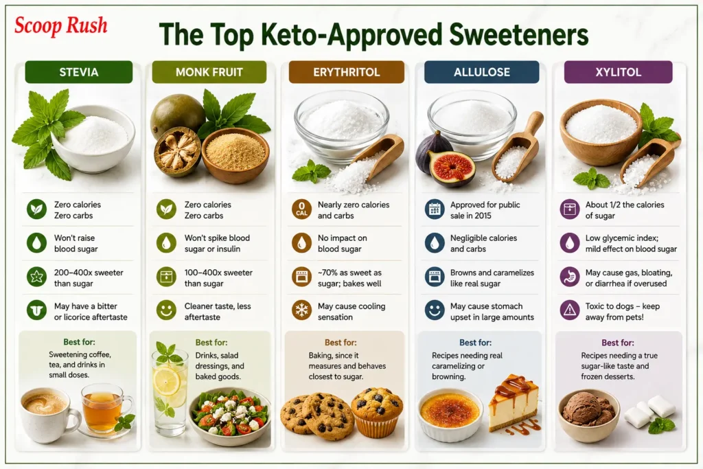 The Top Keto-Approved Sweeteners|Scoop Rush