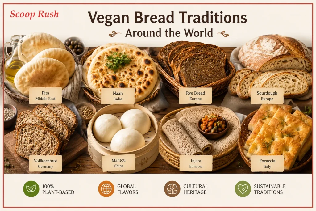 Vegan Bread Traditions Around the World| Scoop Rush