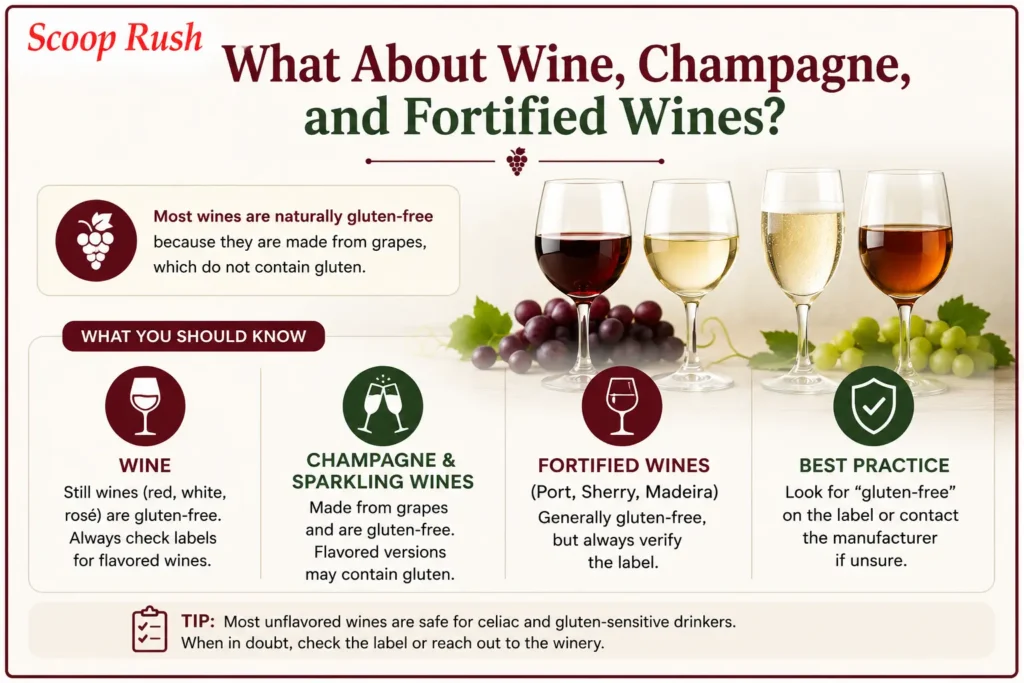 What About Wine, Champagne, and Fortified Wines?|Scoop Rush