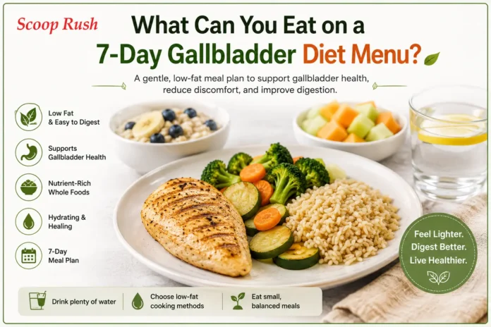 What Can You Eat on a 7-Day Gallbladder Diet Menu