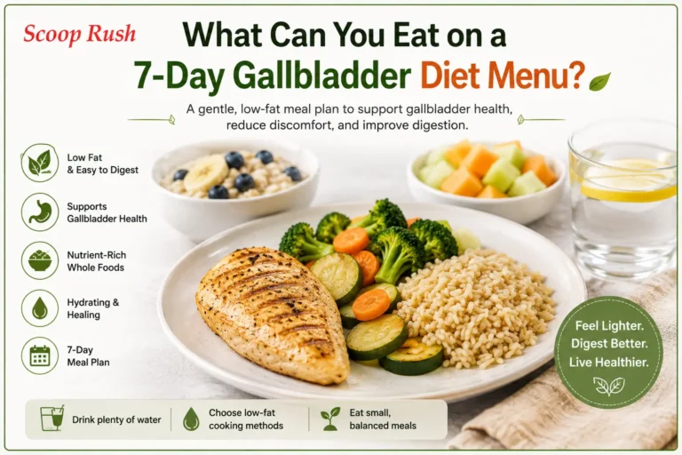What Can You Eat on a 7-Day Gallbladder Diet Menu?