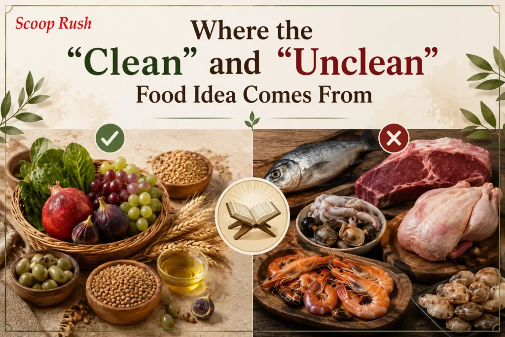 Where the "Clean" and "Unclean" Food Idea Comes From|Scoopn Rush