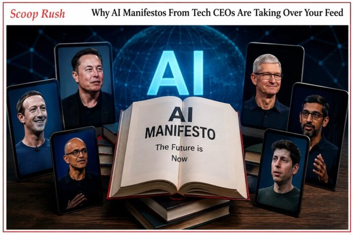 Why AI Manifestos From Tech CEOs Are Taking Over Your Feed