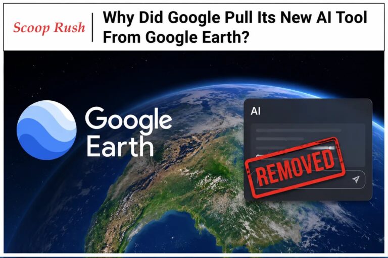 Why Did Google Pull Its New AI Tool From Google Earth?