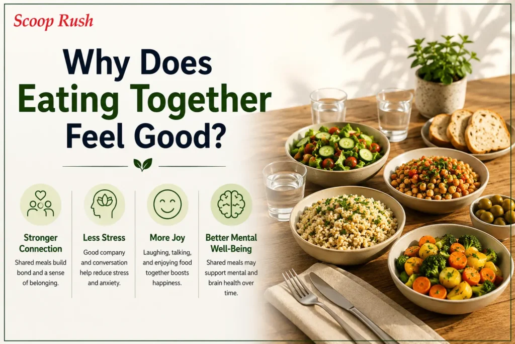 Why Does Eating Together Feel Good?|Scoop Rush