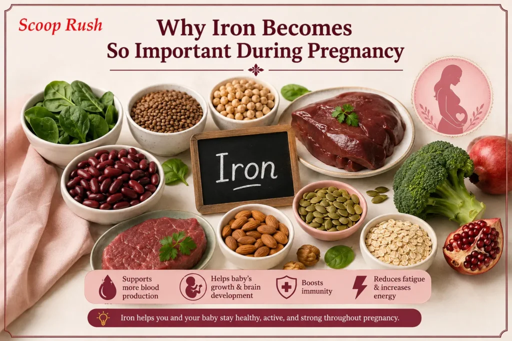 Why Iron Becomes So Important During Pregnancy|Scoop Rush