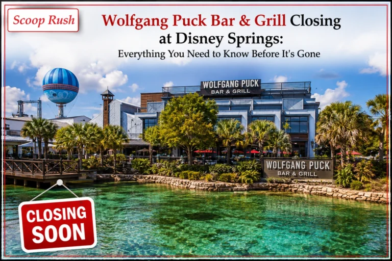 Wolfgang Puck Bar & Grill Closing at Disney Springs: Everything You Need to Know Before It’s Gone