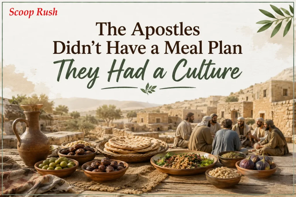 The Apostles Didn't Have a Meal Plan They Had a Culture|Scoop Rush