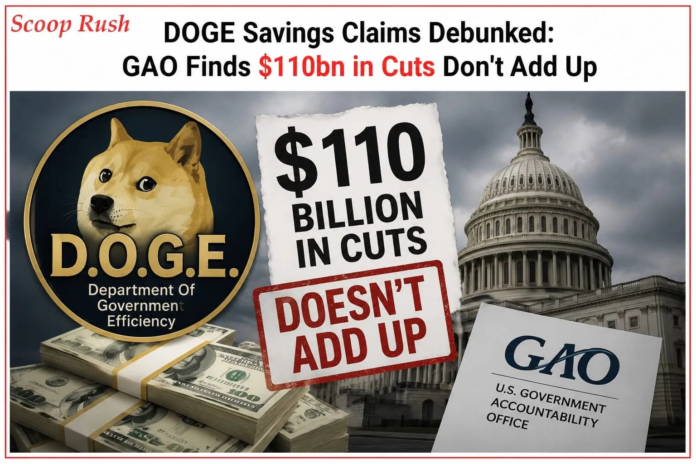 DOGE Savings Claims Debunked: GAO Finds $110bn in Cuts Don't Add Up