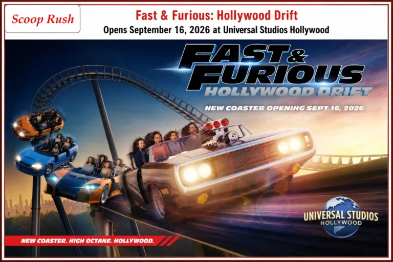 Fast & Furious: Hollywood Drift Opens September 16, 2026 at Universal Studios Hollywood