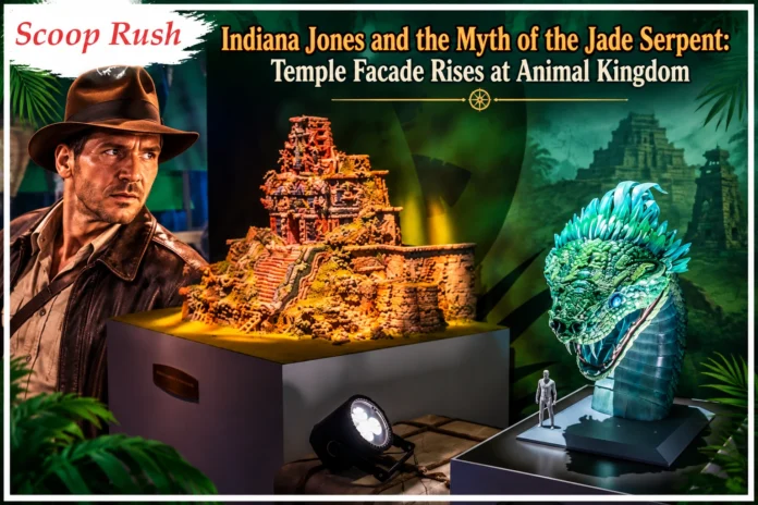 Indiana Jones and the Myth of the Jade Serpent: Temple Facade Rises at Animal Kingdom
